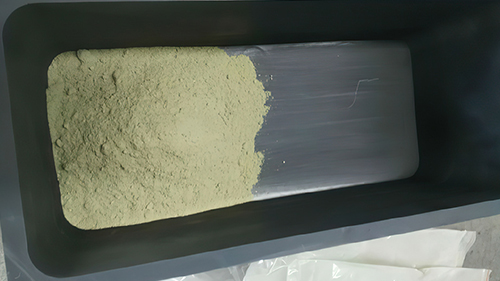 Sic powder sintering test