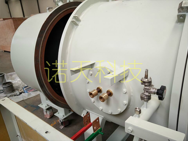 Horizontal type gas phase sintering collection furnace