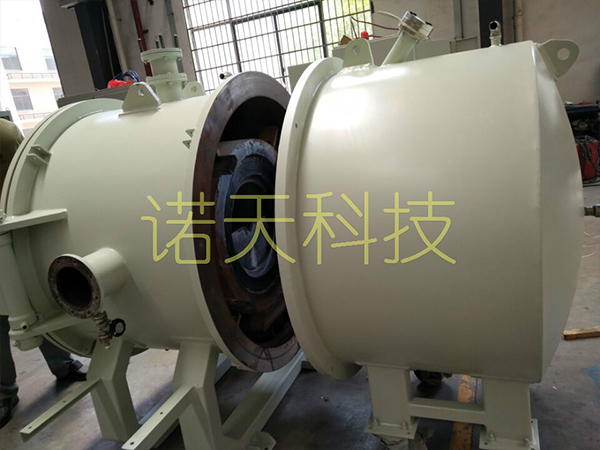 Horizontal type gas phase sintering collection furnace